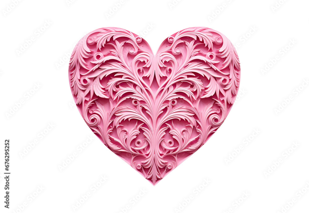 heart of paint on white heart of paint on white