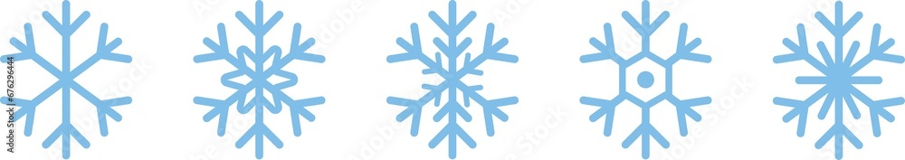 Snowflake icons set. Snowflake symbols. Snow icon. PNG image Snowflake icons set. Snowflake symbols. Snow icon. PNG image