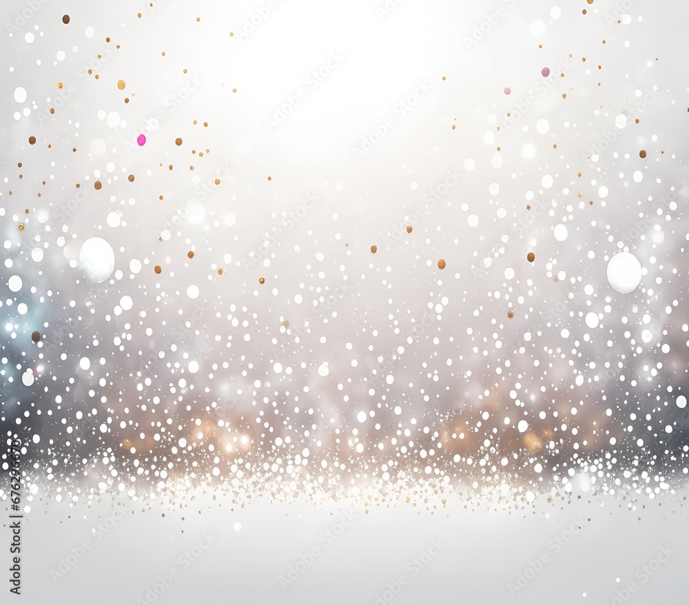 Fototapeta premium Snow gold background