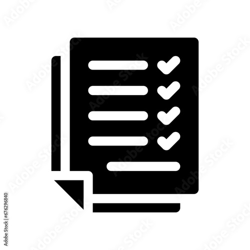criteria glyph icon