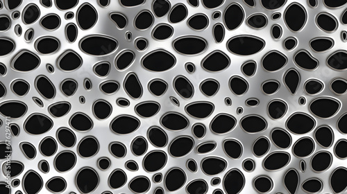 Seamless isolated perforated metal catwalk background texture marble texture. Generative Ai