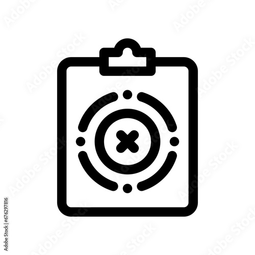 clipboard line icon