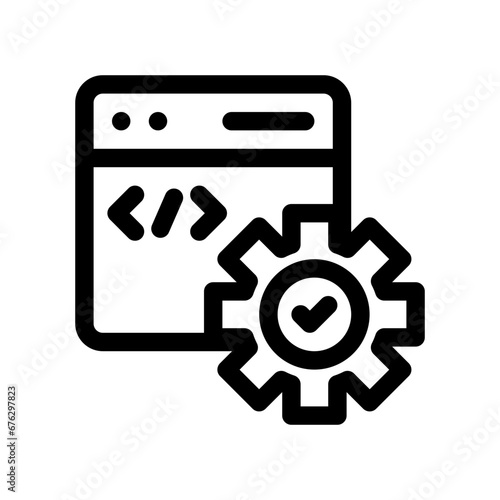 development line icon