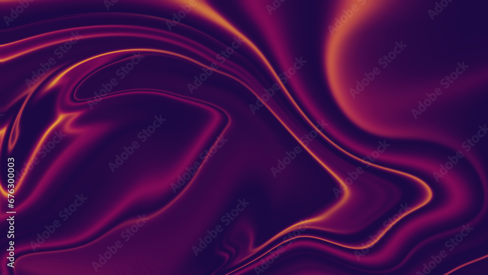 Obraz premium Liquify Abstract Background in Dark Blue, Purple, and Gold. Gradient liquid background