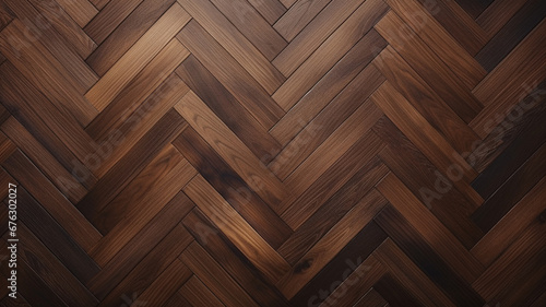 dark oak wooden floor background. - Herringbone pattern.