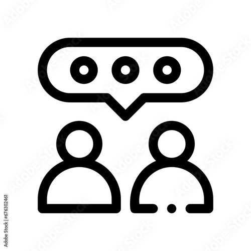 talk line icon
