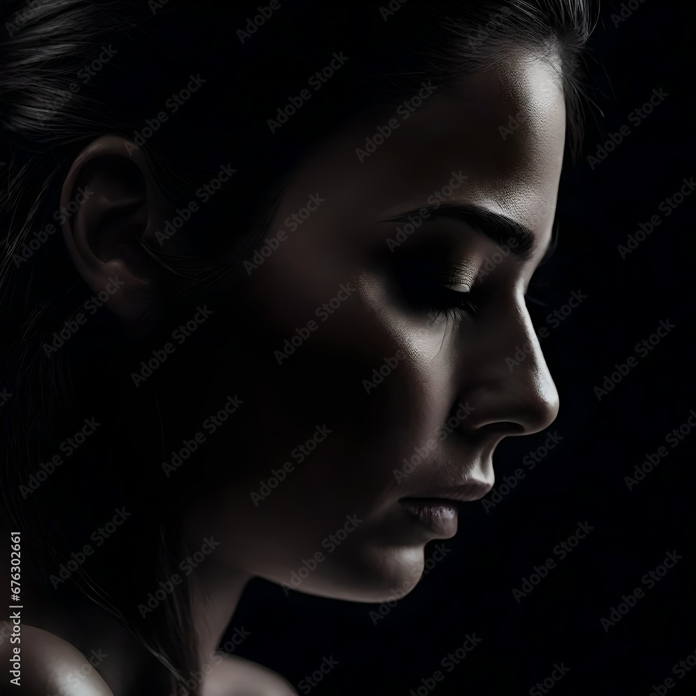 illustration of a fictional woman who is suffering from depression illustration of a fictional woman who is suffering from depression