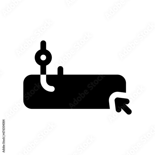 clickbait glyph icon