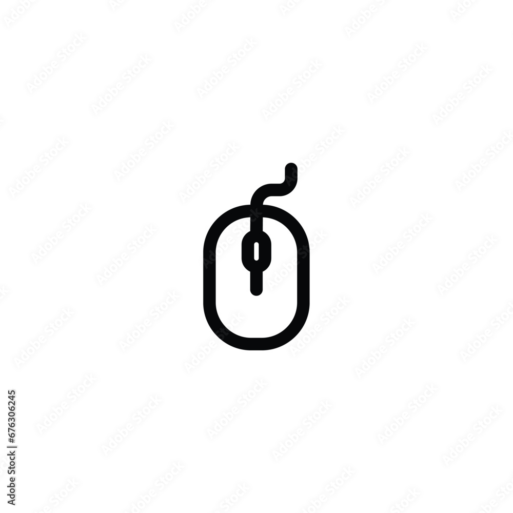 Mouse pad icon vector Mouse pad icon vector