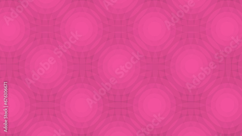 Pink abstract background with circles