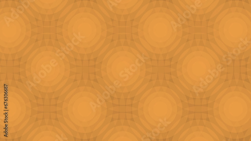 Orange abstract background with circles