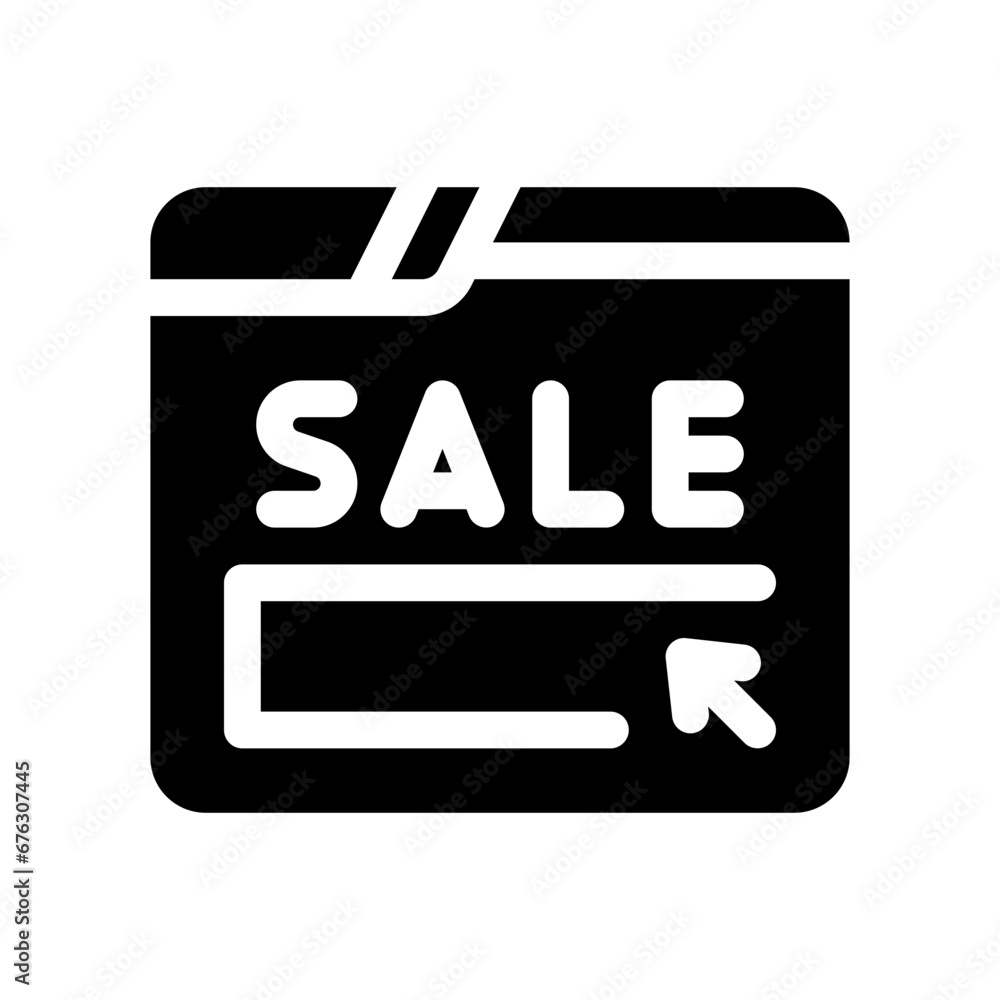 sale glyph icon sale glyph icon