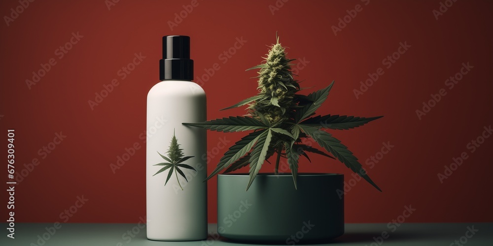 Bright and colorful marijuana poster Bright and colorful marijuana poster