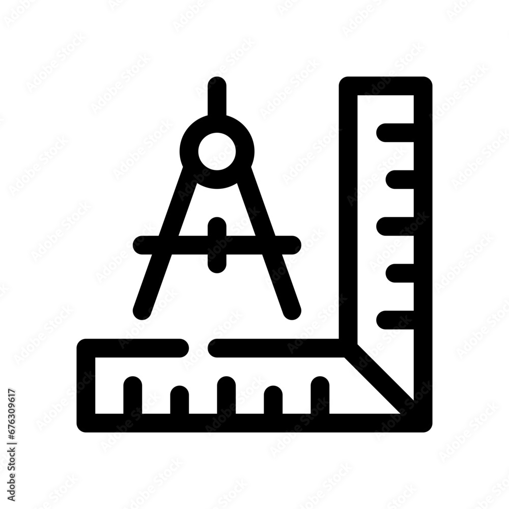 compass line icon compass line icon