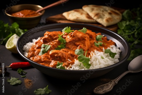 Spice Symphony: Indian Chicken Tikka Masala with Spiced Curry Sauce