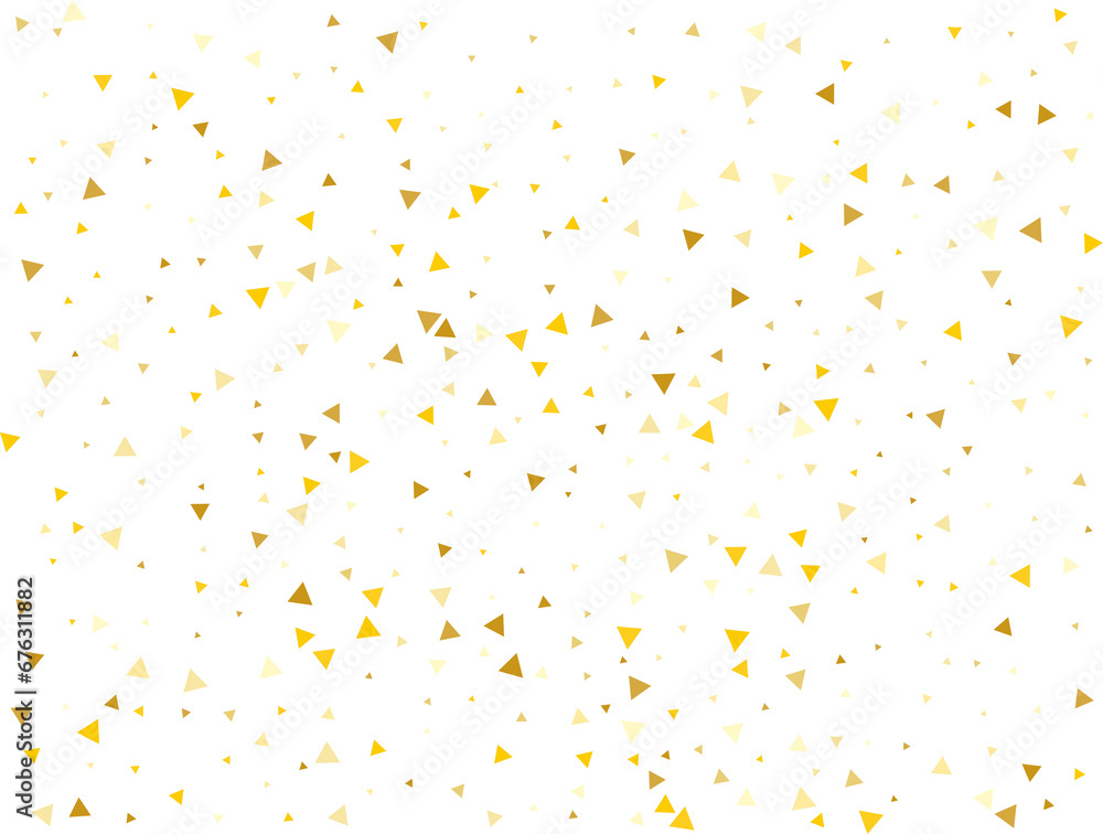 Holiday Golden Triangular Confetti Holiday Golden Triangular Confetti