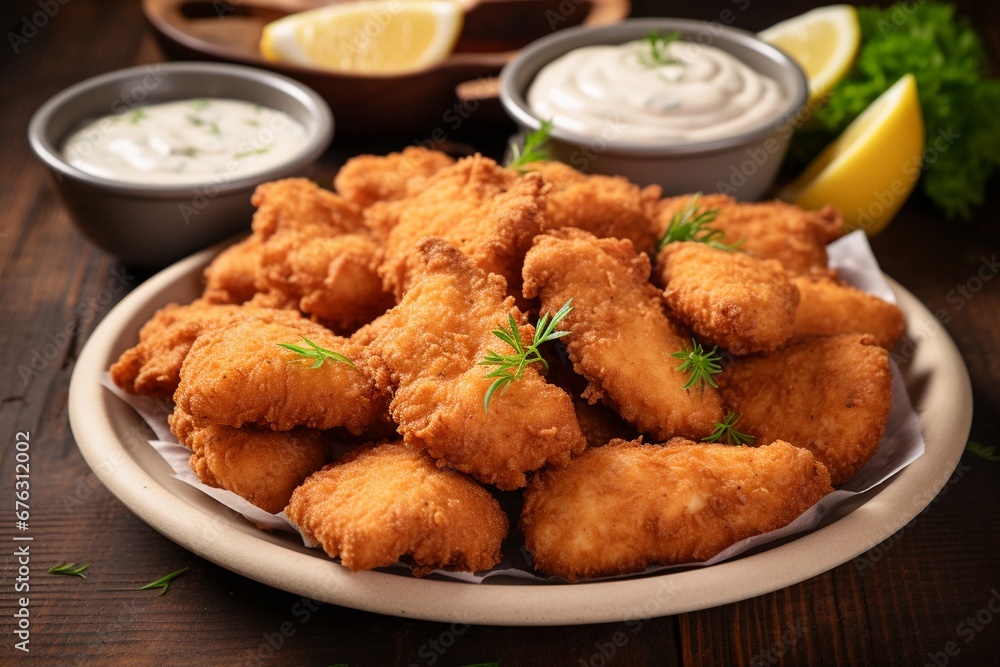 Southern Comfort: Fried Catfish Nuggets with Remoulade Sauce Southern Comfort: Fried Catfish Nuggets with Remoulade Sauce