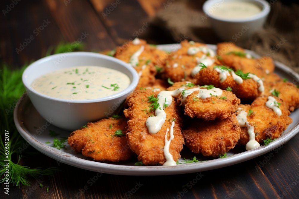 Southern Comfort: Fried Catfish Nuggets with Remoulade Sauce Southern Comfort: Fried Catfish Nuggets with Remoulade Sauce