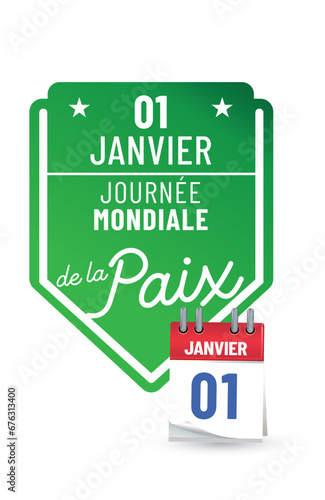 journée mondiale de la paix le premier janvier