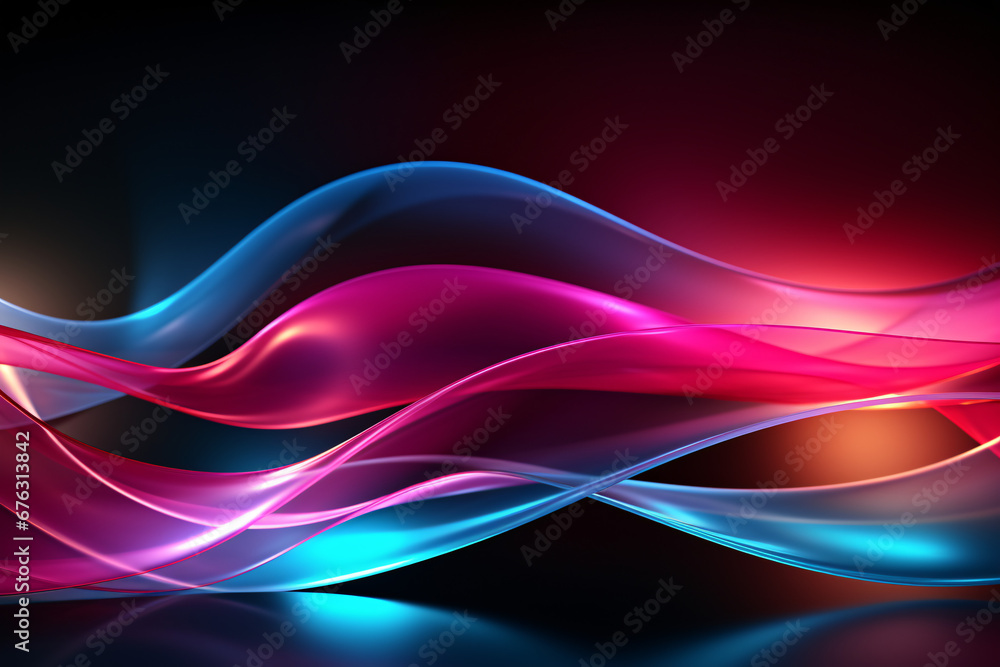 Naklejka premium Dynamic Shadows Minimalistic Dark Abstract Wallpaper for Mobile with Kinetic Energy.