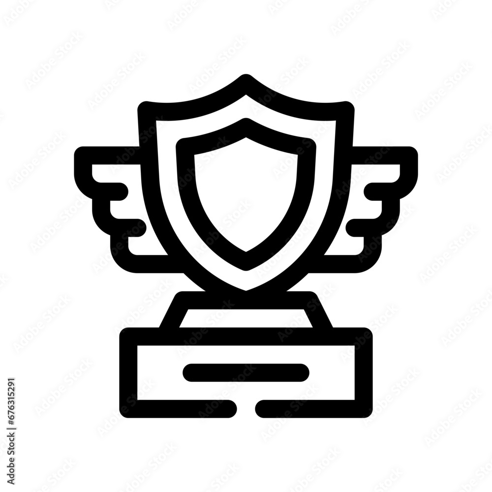 shield line icon shield line icon
