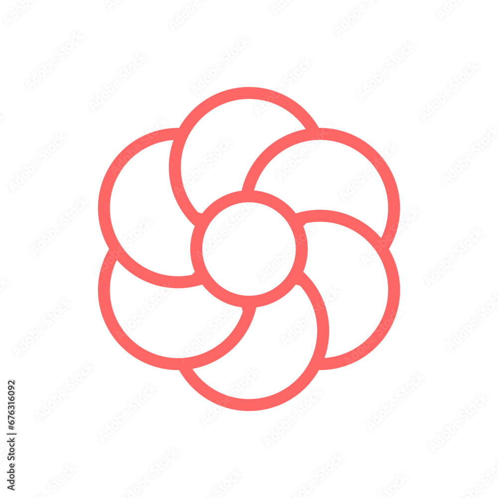 simple icon of flower and plant ornament simple icon of flower and plant ornament
