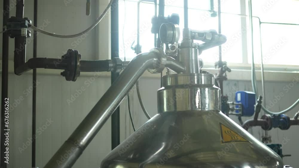sterilization of rapeseed oil. oil purification - seporator. rapeseed production. industry sterilization of rapeseed oil. oil purification - seporator. rapeseed production. industry