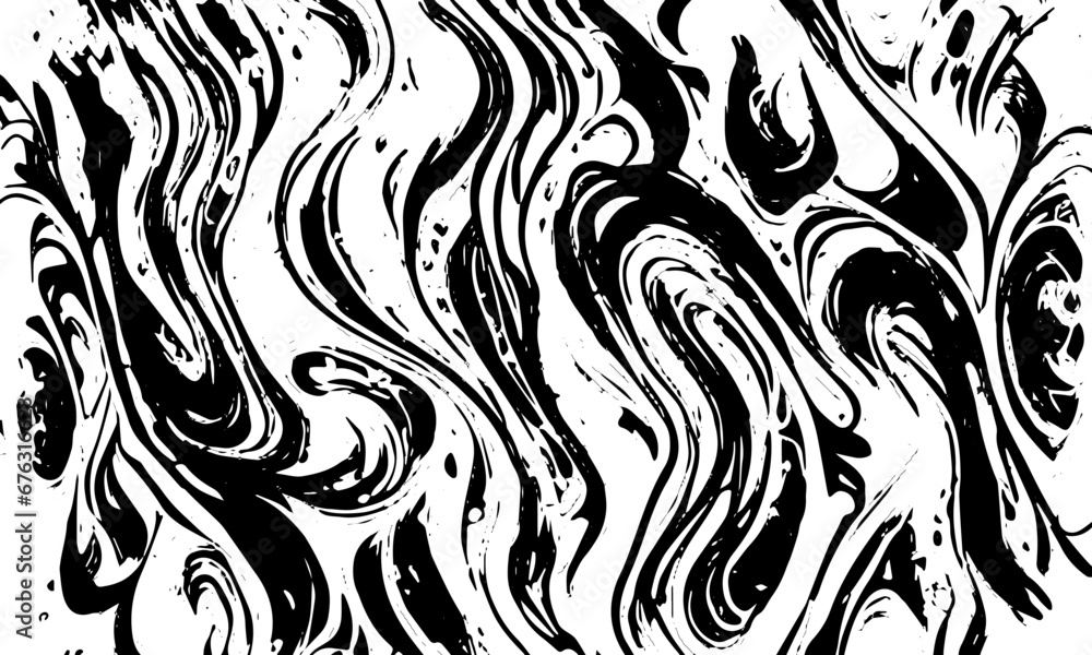Grunge chaotic detailed black abstract texture. Vector background Grunge chaotic detailed black abstract texture. Vector background