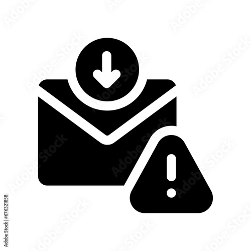 inbox glyph icon