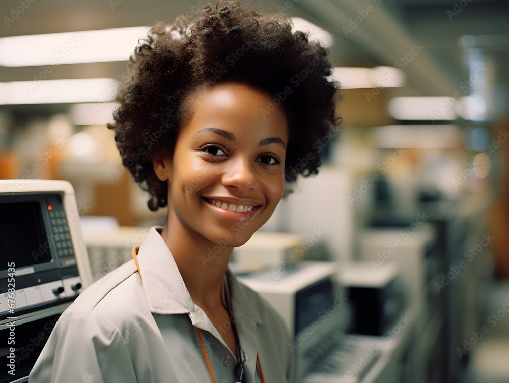 Capturing Joy: Candid Portrait of a 20-Year-Old Female IT Specialist Embracing her Work Capturing Joy: Candid Portrait of a 20-Year-Old Female IT Specialist Embracing her Work