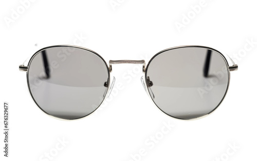 Attractive Black Antireflective Coated Glasses Isolated on Transparent Background PNG.