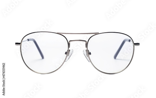Attractive Computer Glasses Isolated on Transparent Background PNG.