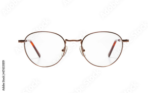 Beautiful Photo of Designer Glasses Isolated on Transparent Background PNG.