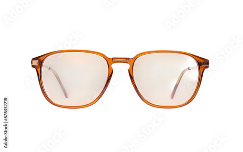 Fabulous Looking Real Photo of Fashion Glasses Isolated on Transparent Background PNG.