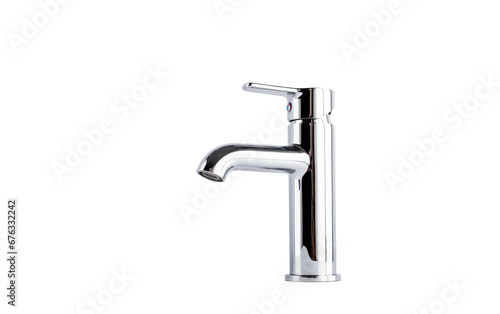 Good Looking Shiny Real Photo of Faucet and Tapware Isolated on Transparent Background PNG.