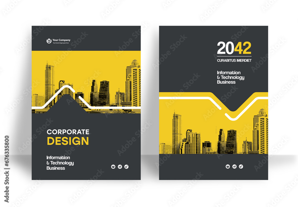 Red and Black Book Cover Layout Stock Template Adobe Stock