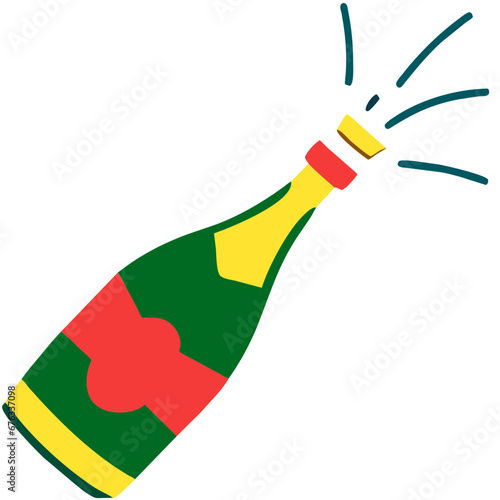 champagne bottle
