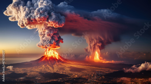 Volcanic Eruption, Danger and Emergency