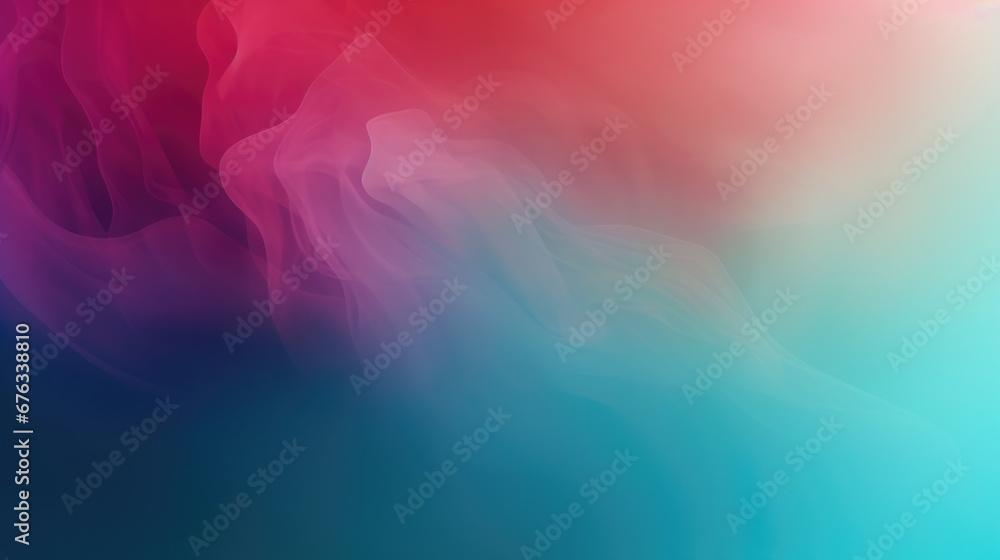 Multicolor gradient backdrop. A flat lay dark solid colorful red, yellow, purple vaporwave black flat solid background fog mist, smooth air with gradient flat material background.