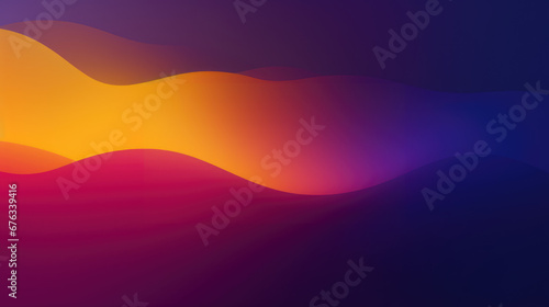 Multicolor gradient backdrop. A flat lay dark solid colorful red, yellow, purple vaporwave black flat solid background fog mist, smooth air with gradient flat material background.