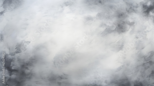 Abstract background with white paper texture and gray watercolor painting background , Black grey Sky with white cloud , marble texture background Old grunge textures design .cement wa. generative AI.