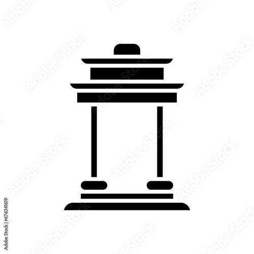 temple glyph icon