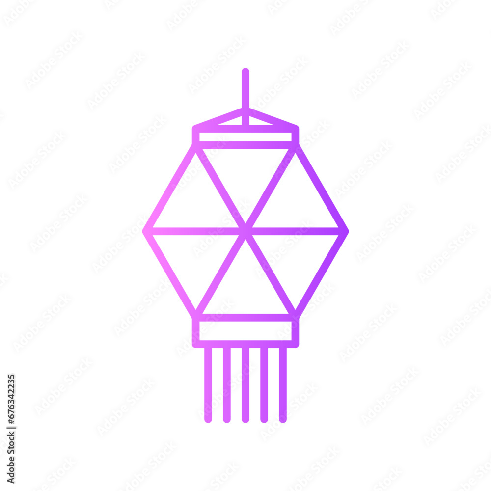 lantern gradient icon lantern gradient icon