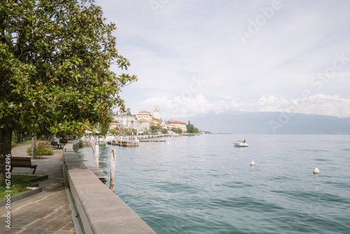 Hafen in Gardone Riviera am Gardasee