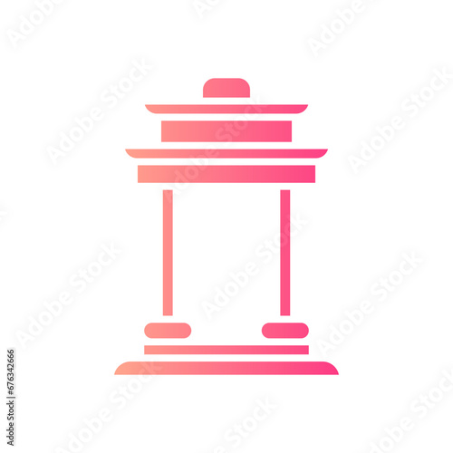 temple gradient icon