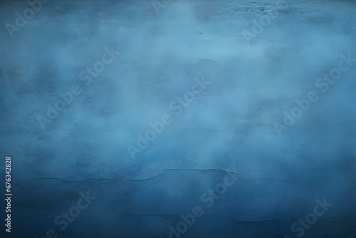 Blue Cement Background  Horizontal Blank Concrete Wall.