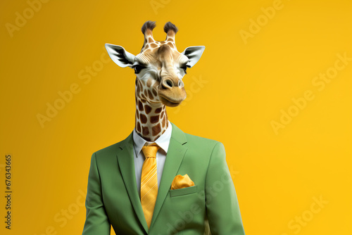 Fashion looking giraffe