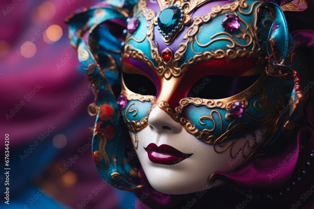 Vibrant Masquerade Celebration Display