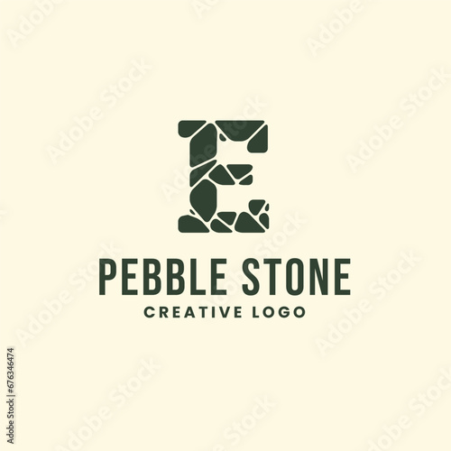 E Stone Pebbles Logo