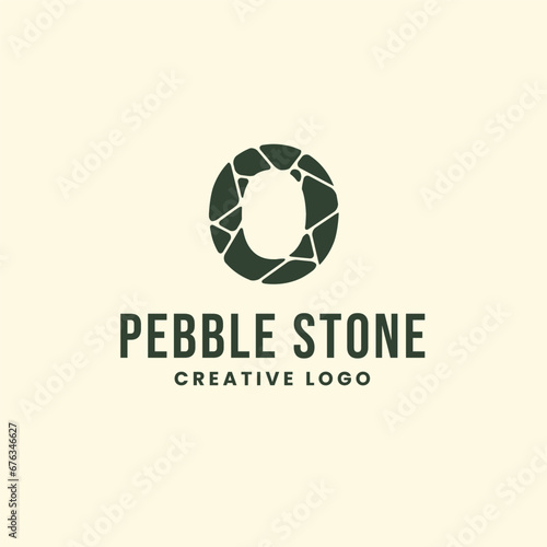 O Stone Pebbles Logo